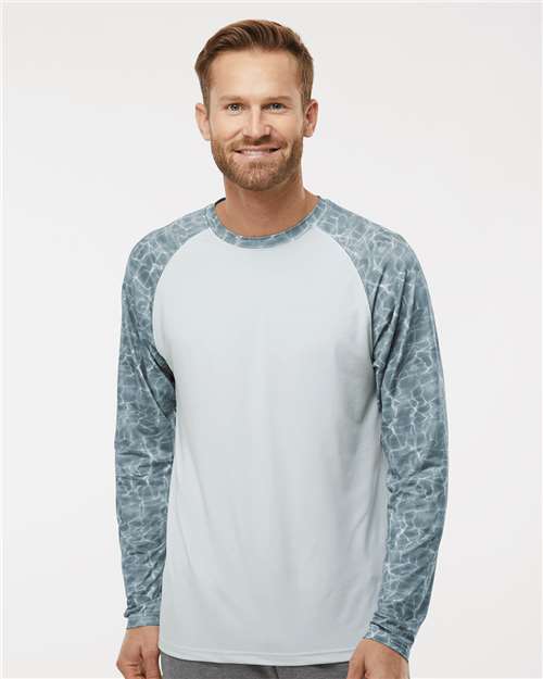 PARAGON 231-Men's Panama Colorblocked Long Sleeve T-Shirt