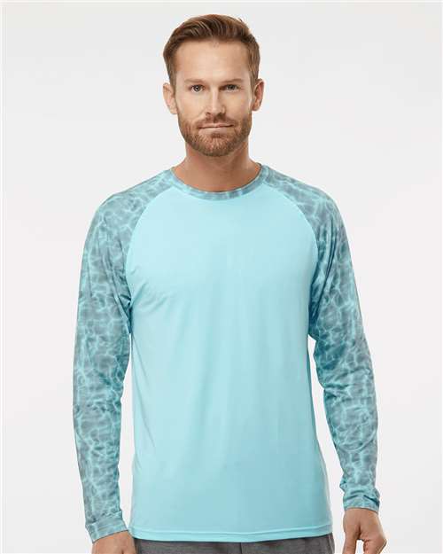 PARAGON 231-Men's Panama Colorblocked Long Sleeve T-Shirt