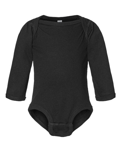 RABBIT SKINS 4421 - Infant Fine Jersey Long Sleeve Bodysuit
