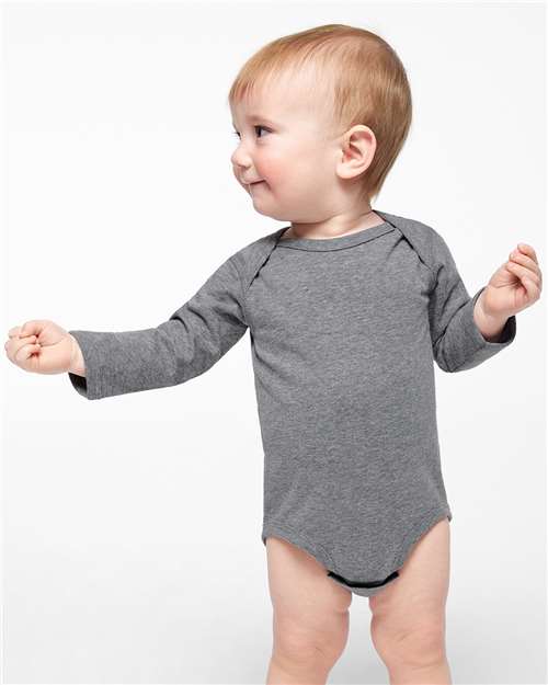 RABBIT SKINS 4421 - Infant Fine Jersey Long Sleeve Bodysuit