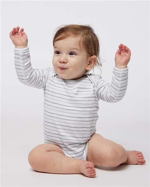 RABBIT SKINS 4421 - Infant Fine Jersey Long Sleeve Bodysuit