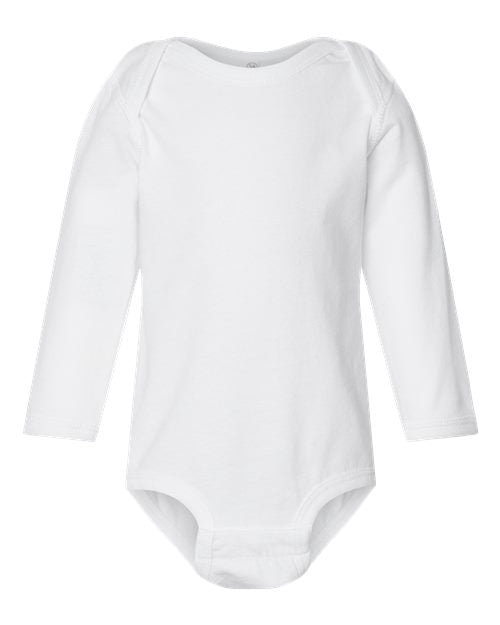 RABBIT SKINS 4421 - Infant Fine Jersey Long Sleeve Bodysuit
