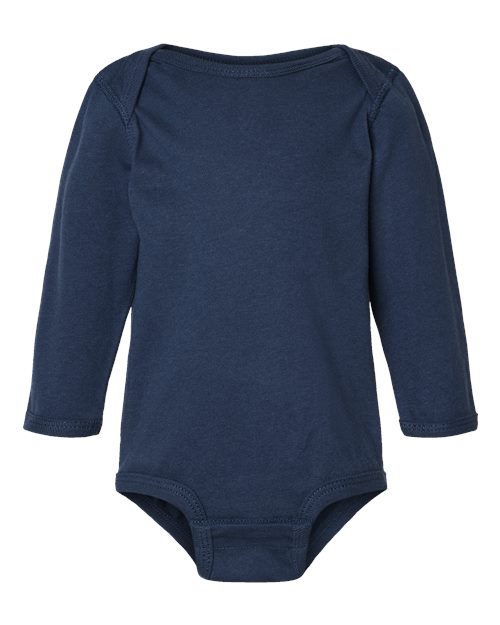 RABBIT SKINS 4421 - Infant Fine Jersey Long Sleeve Bodysuit