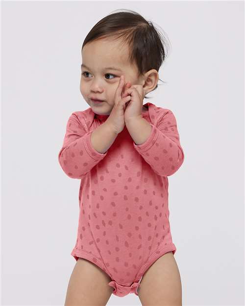 RABBIT SKINS 4421 - Infant Fine Jersey Long Sleeve Bodysuit