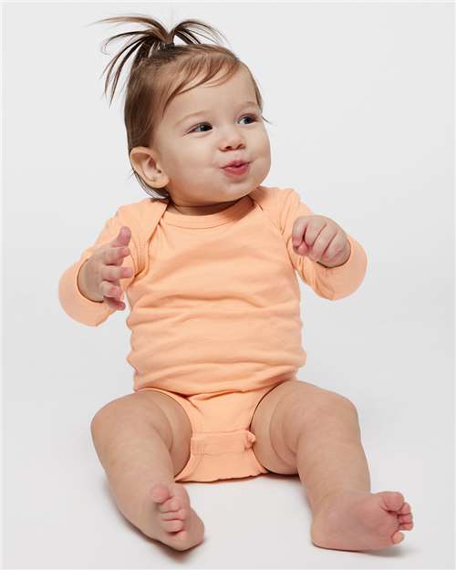RABBIT SKINS 4421 - Infant Fine Jersey Long Sleeve Bodysuit