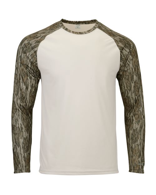 PARAGON 236-Men's Jackson Mossy Oak Colorblocked Long Sleeve T-Shirt