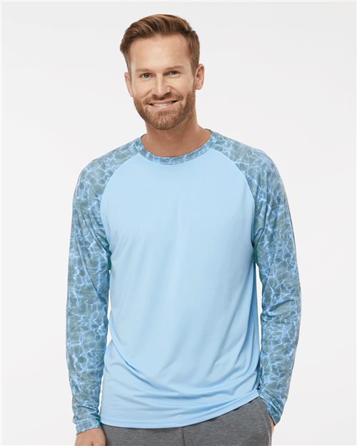 PARAGON 231-Men's Panama Colorblocked Long Sleeve T-Shirt