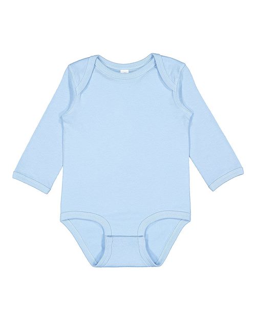 RABBIT SKINS 4421 - Infant Fine Jersey Long Sleeve Bodysuit