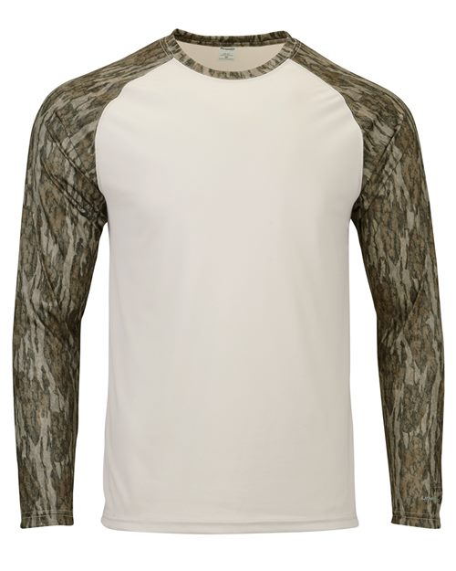 PARAGON 236-Men's Jackson Mossy Oak Colorblocked Long Sleeve T-Shirt