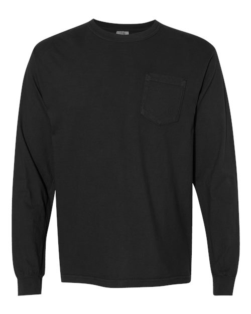 COMFORT COLORS 4410 - Unisex Garment-Dyed Heavyweight Long Sleeve Pocket T-Shirt