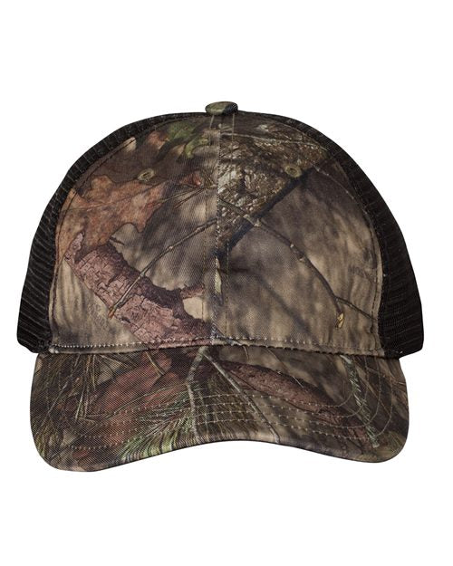 RICHARDSON 111P-Garment Washed Printed Trucker Cap