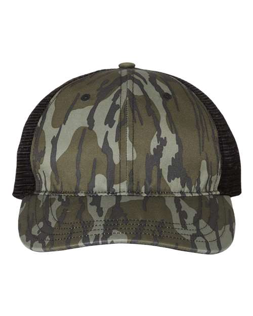 RICHARDSON 111P-Garment Washed Printed Trucker Cap