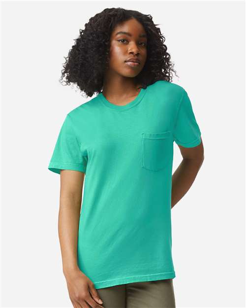 COMFORT COLORS 6030 - Unisex Garment-Dyed Heavyweight Pocket T-Shirt