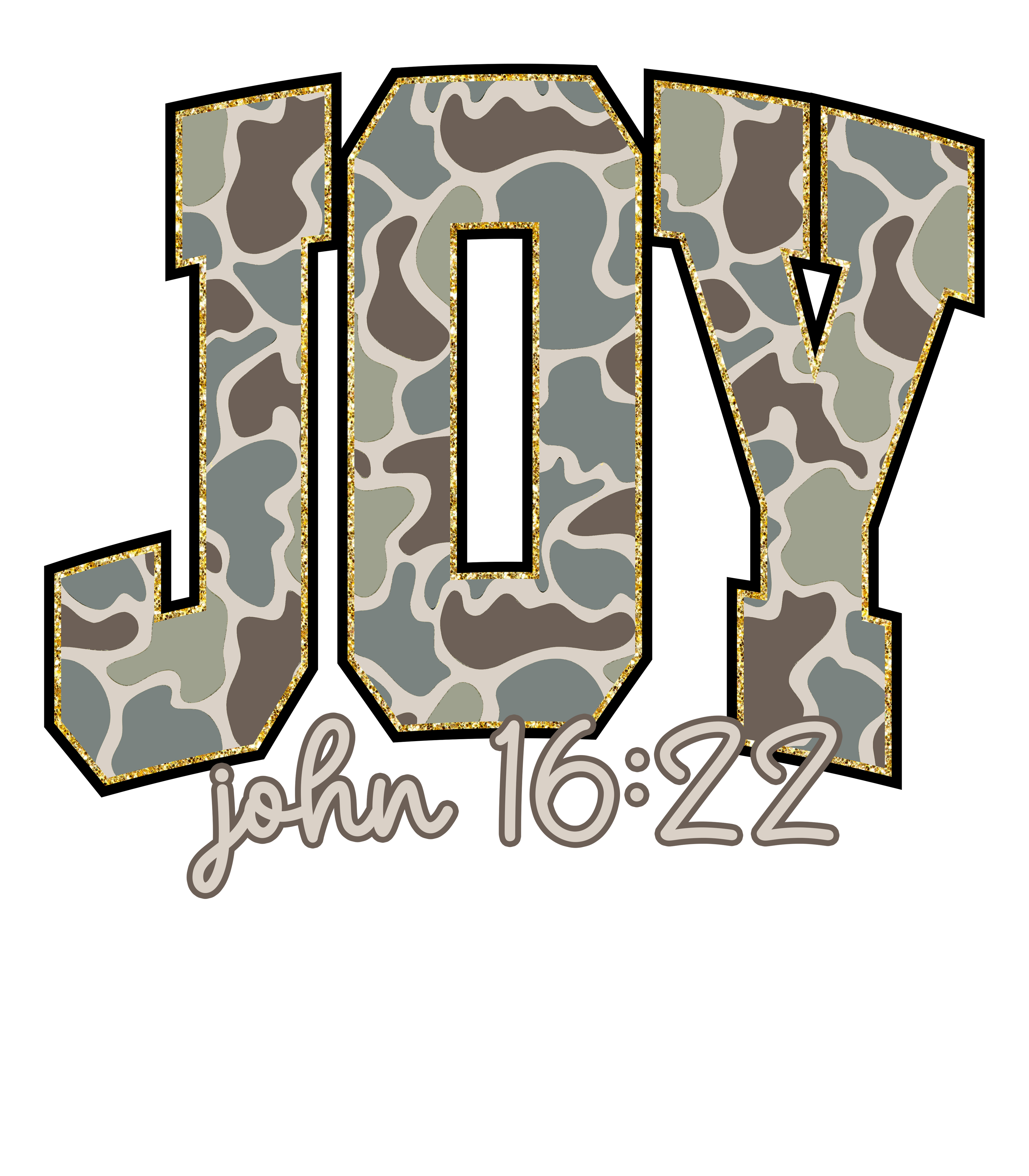 FAITH-19 - JOY JOHN 16:22 CAMO