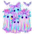 HALLOWEEN  4- Iridescent Ghost