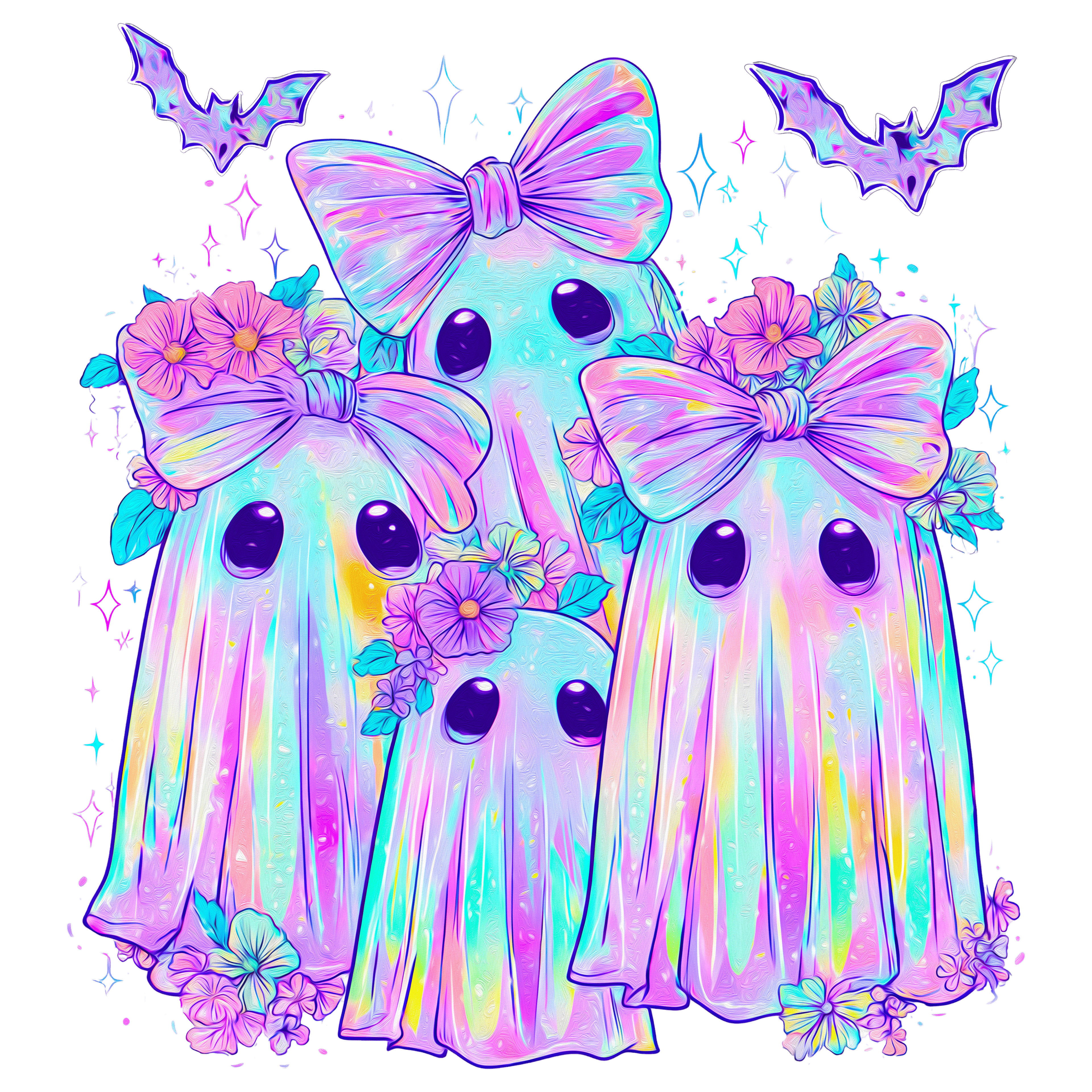 HALLOWEEN  4- Iridescent Ghost